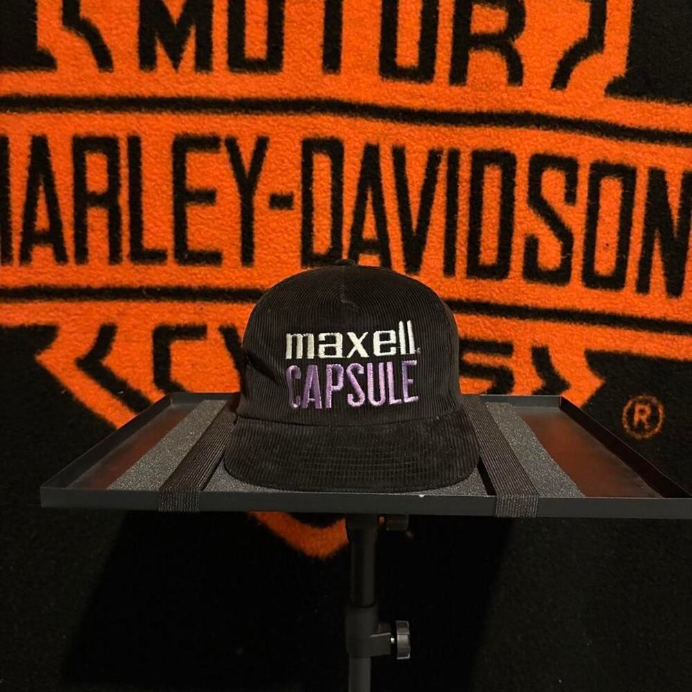 Vintage 1990s maxell capsule snapback hat